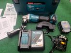 Makita 506RTJ grinder met 2 batterijen en NIEUWE oplader, Ophalen of Verzenden