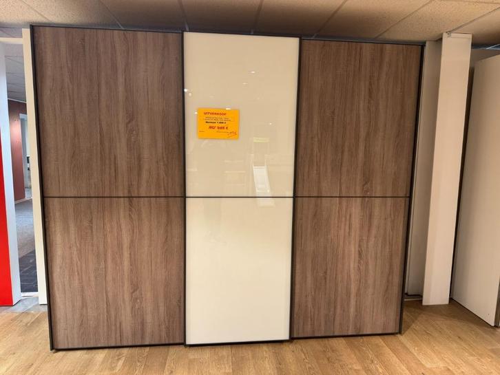 Nieuwe schuifdeurenkast b280cm h236cm, Huis en Inrichting, Kasten | Kleerkasten, Nieuw, Glas, Ophalen
