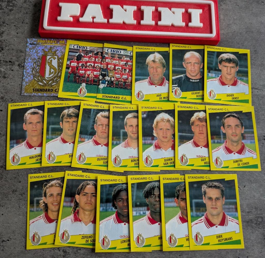Panini FOOTBALL 98 19 STICKERS 1998  STANDARD CL VOETBAL, Hobby en Vrije tijd, Stickers en Plaatjes, Nieuw, Ophalen of Verzenden