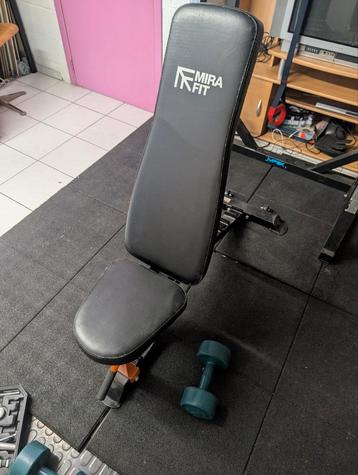 Banc de musculation / fitness inclinable MIRA Fit
 beschikbaar voor biedingen