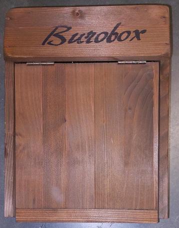 Verzamel: houten burobox / kist / doos (NIEUW) beschikbaar voor biedingen