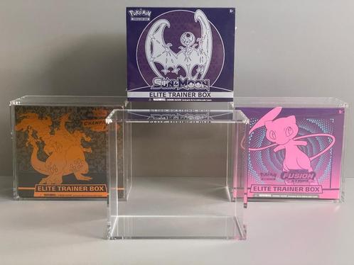 Premium Acryl case ETB Pokémon TCG protection acrylique, Hobby en Vrije tijd, Verzamelkaartspellen | Pokémon, Nieuw, Overige typen