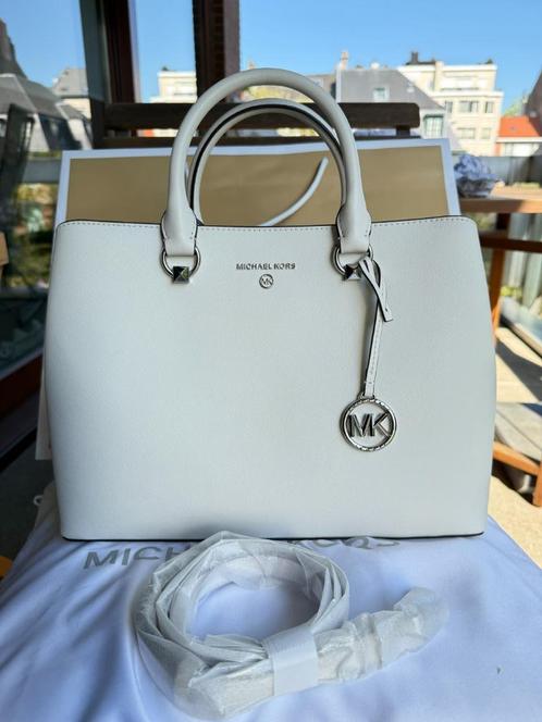 Michael Kors, groot model Edith. Leer, als nieuw, Handtassen en Accessoires, Tassen | Damestassen, Zo goed als nieuw, Handtas
