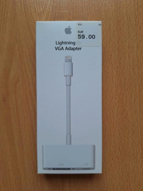 Apple Lightning to VGA Adapter (MD825ZM/A), Computers en Software, Pc- en Netwerkkabels, Nieuw, Ophalen of Verzenden