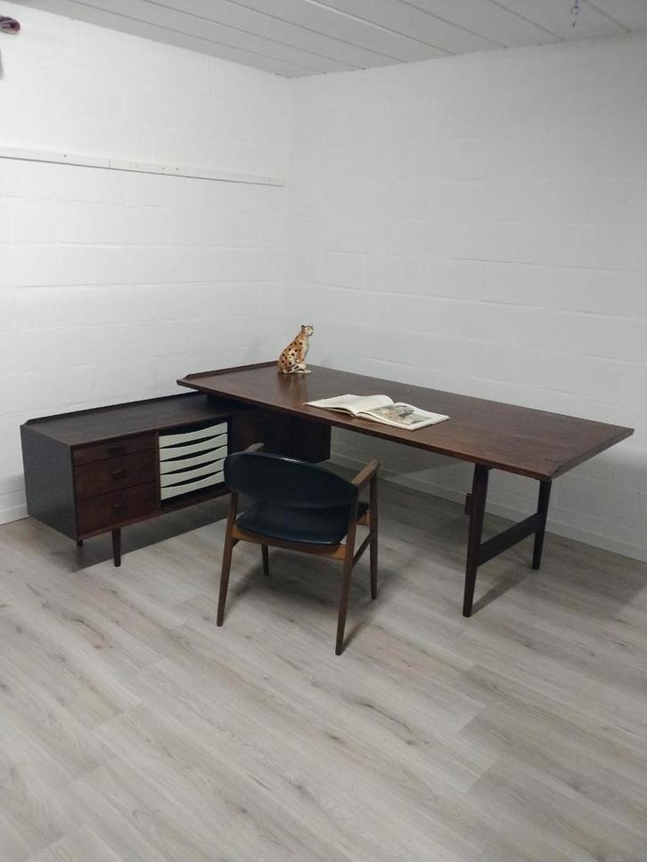 Vintage bureau | Arne Vodder voor Sibast | Model 209, Huis en Inrichting, Bureaus, Zo goed als nieuw, Bureau, Ophalen