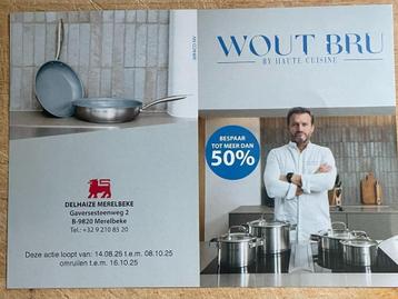 Zegeltje Delhaize Wout Bru kookgerei beschikbaar voor biedingen