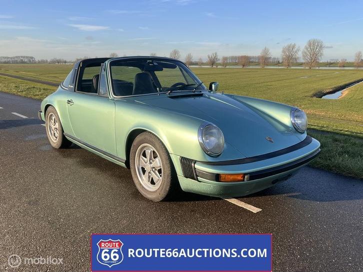 Porsche 911 S Targa | 1976 | Route 66 Auctions, Autos, Oldtimers & Ancêtres, Entreprise, Achat, Porsche, Essence, Autre carrosserie
