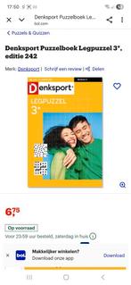 Denksport legpuzzel, Ophalen of Verzenden, Zo goed als nieuw, Legpuzzel