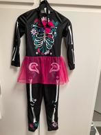 Carnavalspak skelet maat 128/140, Kinderen en Baby's, Ophalen of Verzenden, Zo goed als nieuw