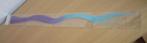 Hair extension haar extension paars blauw, Ophalen of Verzenden