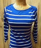 Tex : nieuw longsleeve t-shirt blauw wit 2/3 mouwen , mt L, Kleding | Dames, T-shirts, Blauw, Maat 42/44 (L), Nieuw, Ophalen of Verzenden