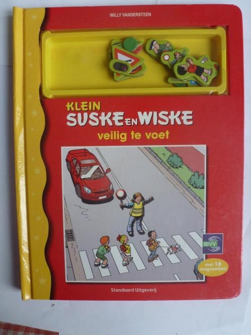 klein Suske en Wiske veilig te voet ,magneetboek, Livres, Livres pour enfants | 4 ans et plus, Utilisé, Non-fiction, 4 ans, Garçon ou Fille