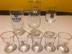 Bier en jenever glazen Aalst, Verzamelen, Glas en Drinkglazen, Ophalen of Verzenden, Zo goed als nieuw, Bierglas