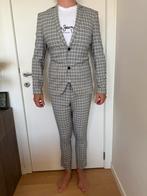 WE geruit kostuum skinny fit maat 46, Kleding | Heren, Kostuums en vesten, WE, Blauw, Ophalen of Verzenden, Zo goed als nieuw