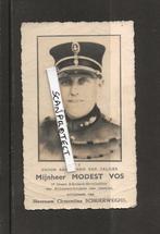 Photo-Pieuse-Carte de décès-Gendarmier-Modest Vos-Tué-1944, Envoi, Armée de terre, Photo ou Poster