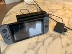 Nintendo Switch Console Zwart + accesoires Verbeterde versie, Ophalen of Verzenden, Zo goed als nieuw, Met 2 controllers, Switch 2019 Upgrade