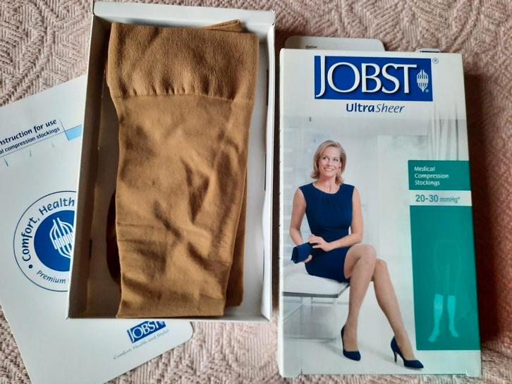 Bas de compression thérapeutiques (bas genou) neufs, Kleding | Dames, Sokken en Kousen, Nieuw, Kousenvoetjes en Kniekousjes, Beige