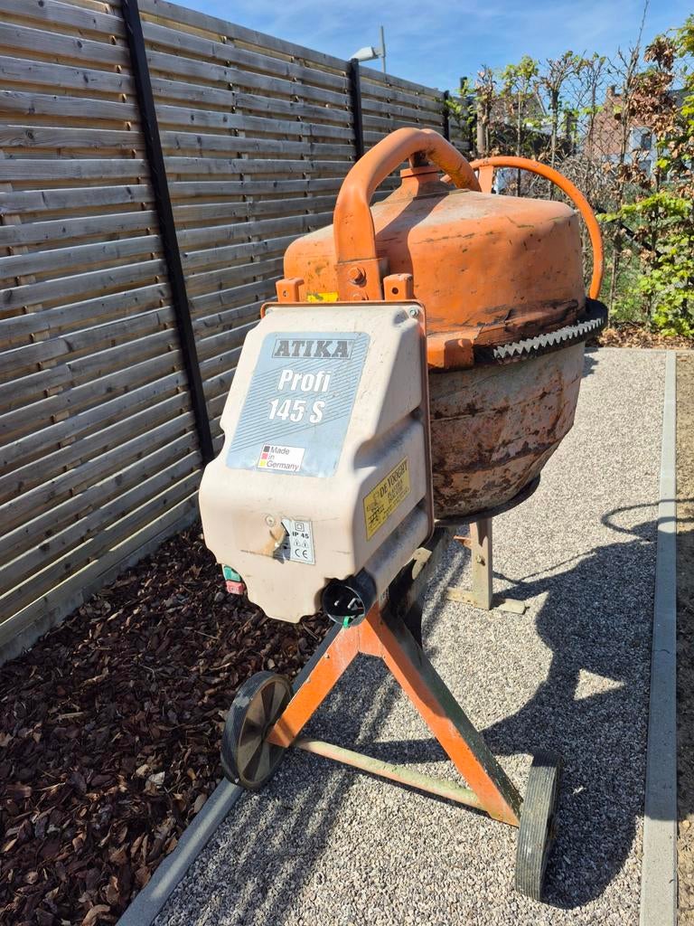 Betonmolen Betonneuse ATIKA Profi 145S, Bricolage & Construction, Bétonnières, Enlèvement, Utilisé