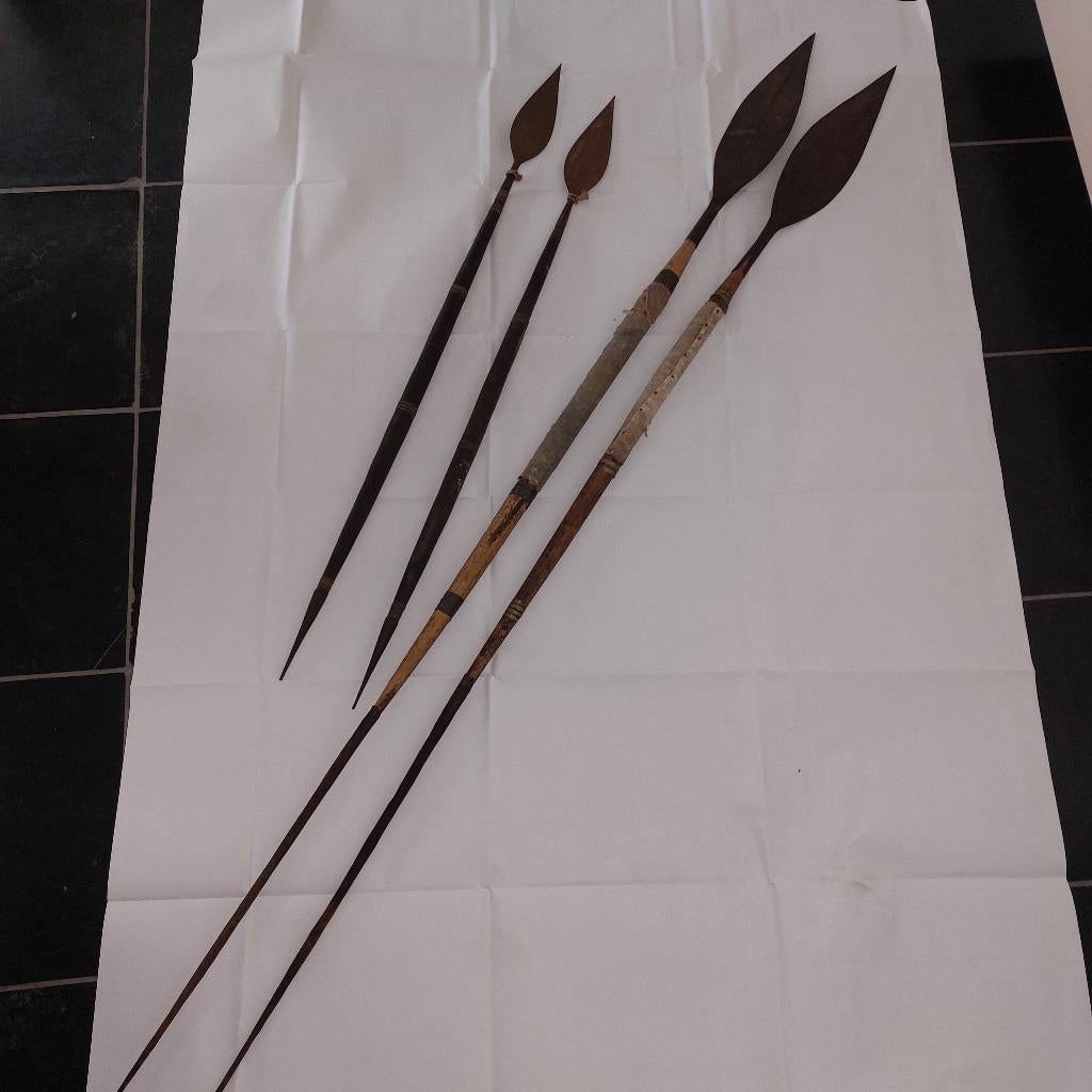 4 oude speren, Antiek en Kunst, Ophalen