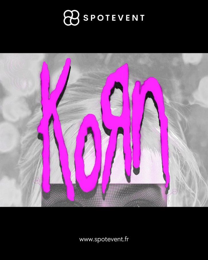Korn - Accor Arena - Paris - Places, Tickets en Kaartjes, Concerten | Rock en Metal