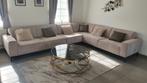 Canapé d'angle beige modulable 3 places + 2 places, Enlèvement, Comme neuf, Tissus, Moderne