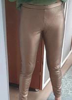 Leer look  legging goud, Ophalen of Verzenden, Zo goed als nieuw, Legging
