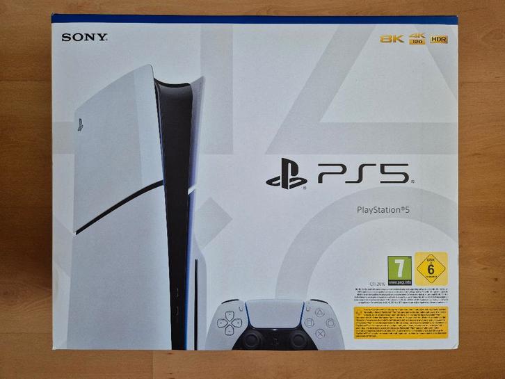 PS5 Slim-garantie met PlayStation 5-schijfstation, Games en Spelcomputers, Spelcomputers | Sony PlayStation 5, Zo goed als nieuw