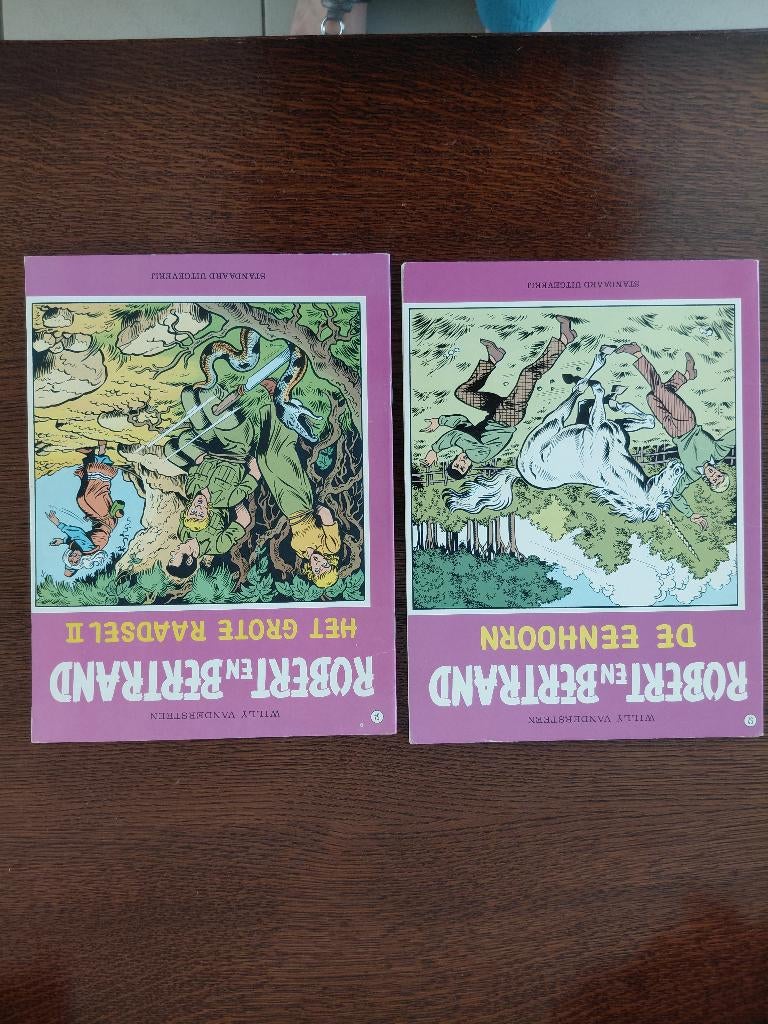 Robert en bertrand  strips 52 en 54, Ophalen, Willy Vandersteen, Zo goed als nieuw, Meerdere stripboeken