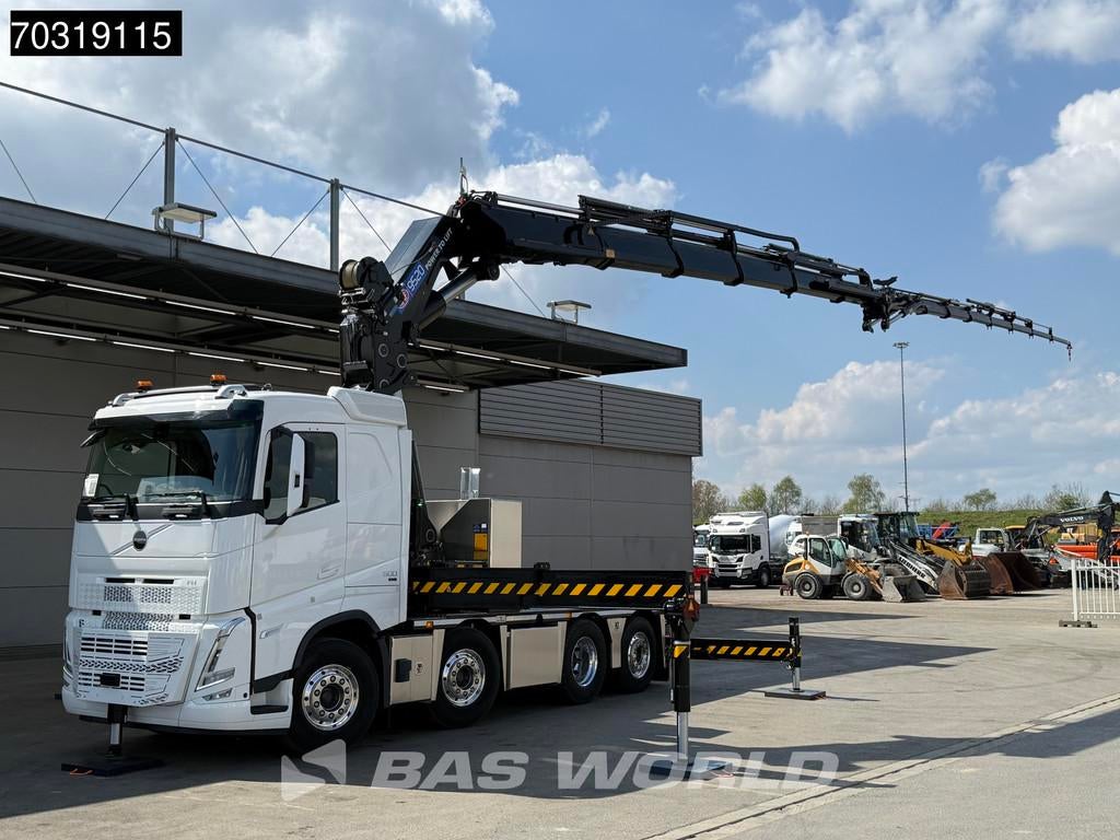 Volvo FH 500 8X2 NEW! HMF9520 K6 + JIB K6 Crane Kran + fifth, Auto's, Automaat, Stof, Euro 6, Parkeercamera