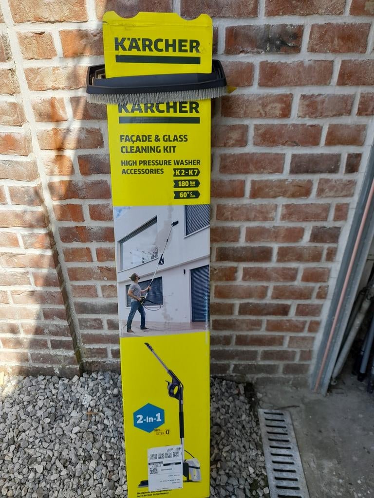 Kit de nettoyage KARCHER pour façades et vitres, Enlèvement