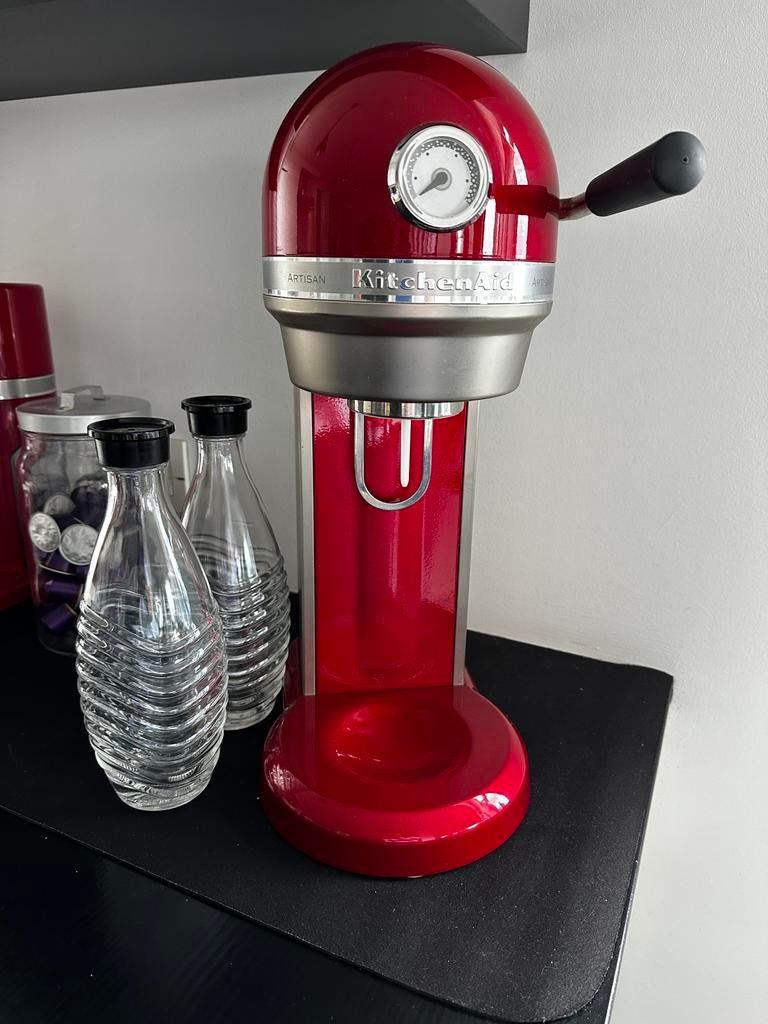 KitchenAid Soda Stream rouge, Electroménager, Machines à eau pétillante, Comme neuf, Enlèvement