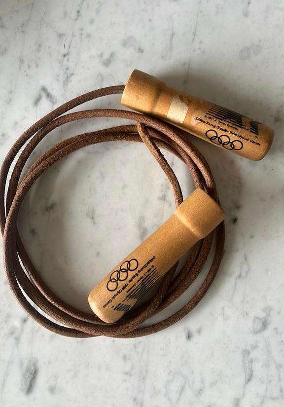 Everlast lederen springtouw - boksen olympische spelen, Sports & Fitness, Boxe, Enlèvement, Comme neuf