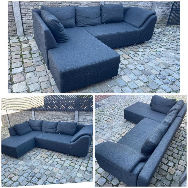 Salon en coin L moderne livraison possible, Maison & Meubles, Canapés | Coins salons complets, Comme neuf, Enlèvement