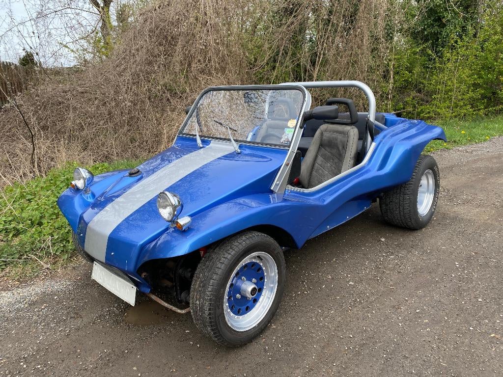 BUGGY APAL COURT, Auto's, Volkswagen, Particulier, Beetle (Kever), Benzine, Cabriolet, Blauw, Zwart, Leder, Achterwielaandrijving