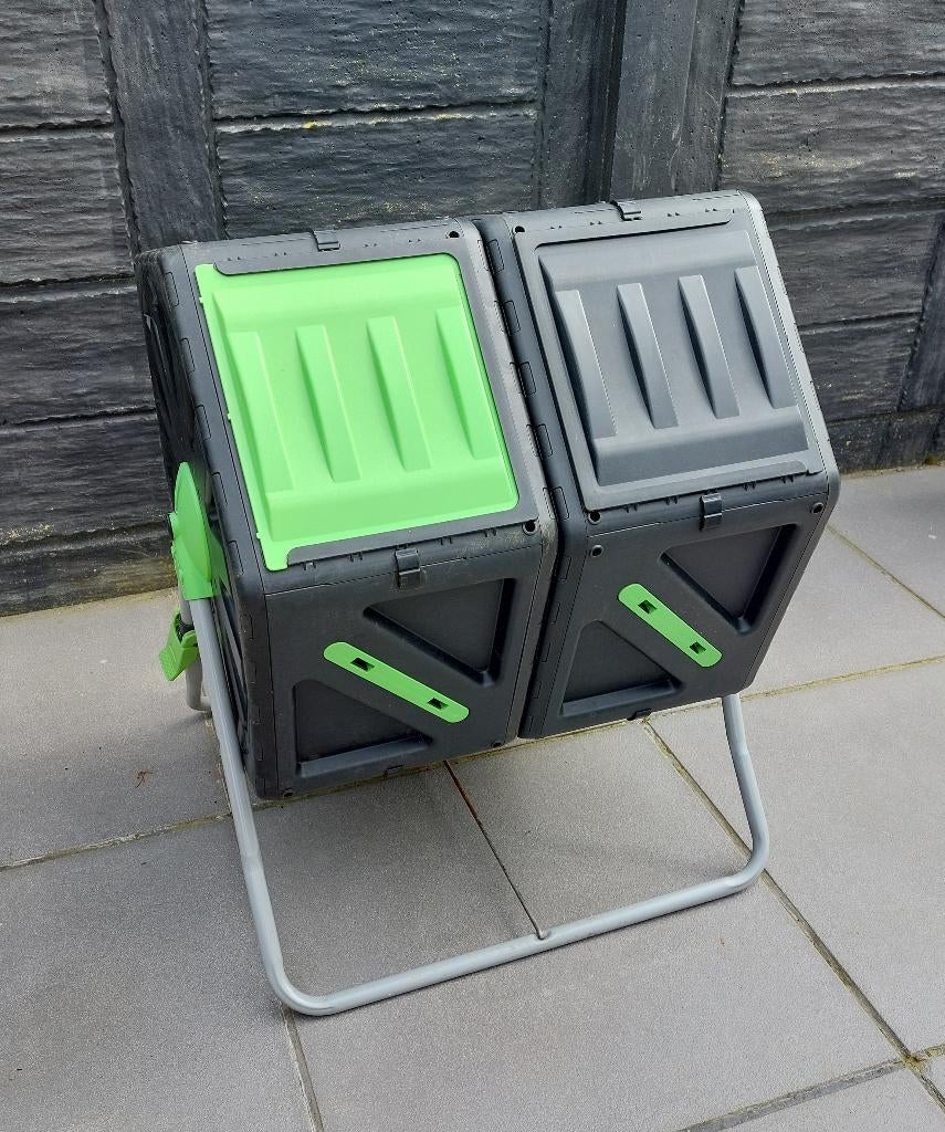 Moulin à compost compact à 2 compartiments, Jardin & Terrasse, Jardin & Terrasse Autre, Utilisé, Enlèvement