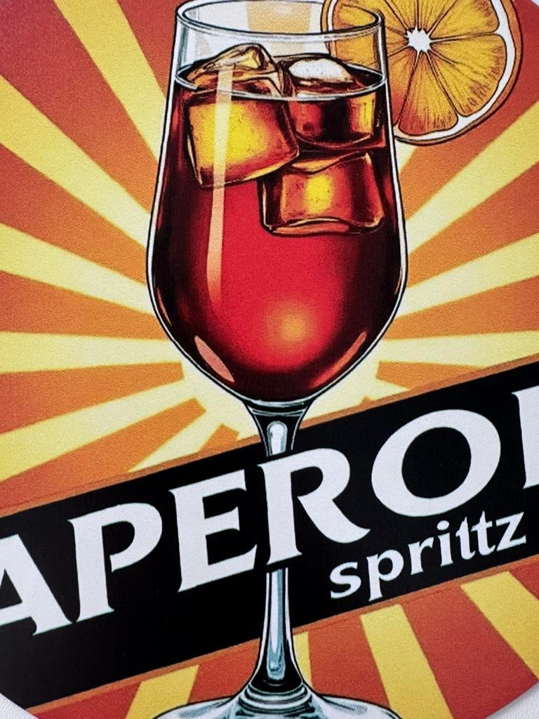 Metalen reclamebord Aperol, Ophalen of Verzenden, Nieuw, Reclamebord