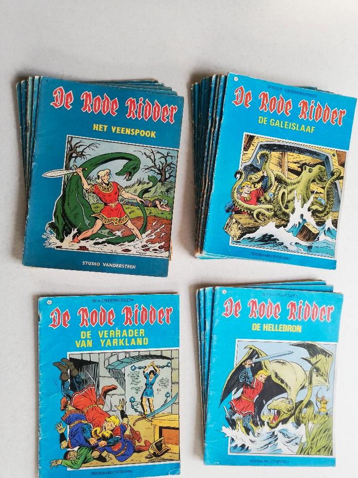 oude strips de rode ridder, Livres, BD, Utilisé, Enlèvement ou Envoi