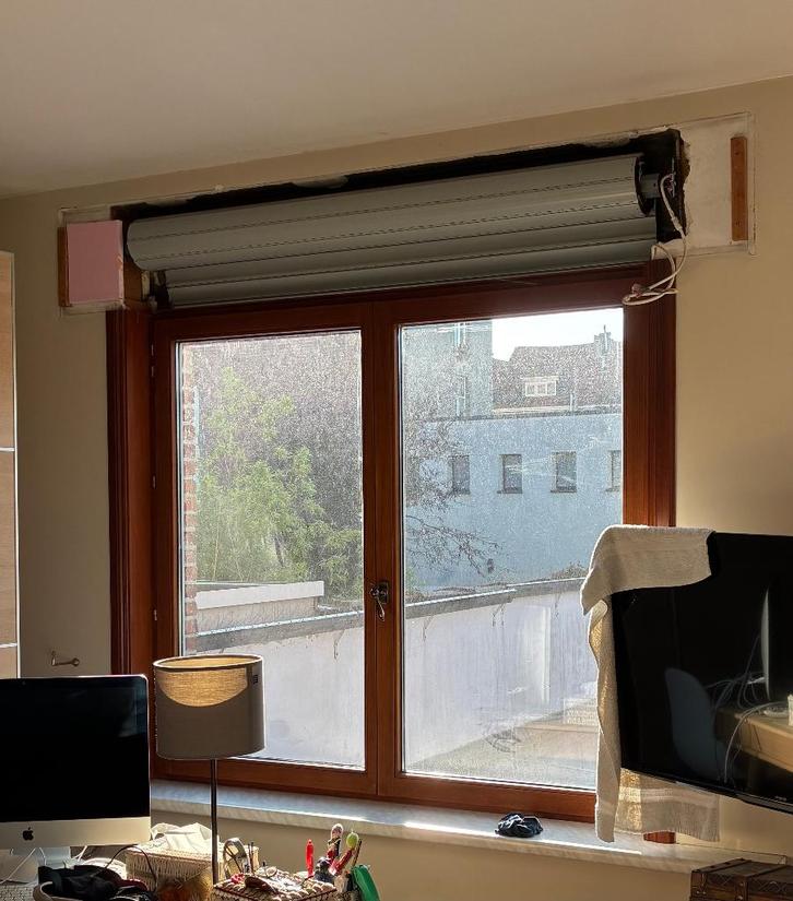 Afzelia ramen, Doe-het-zelf en Bouw, Glas en Ramen, Gebruikt, Gevelraam of Ruit, 120 tot 160 cm, Dubbelglas, Ophalen