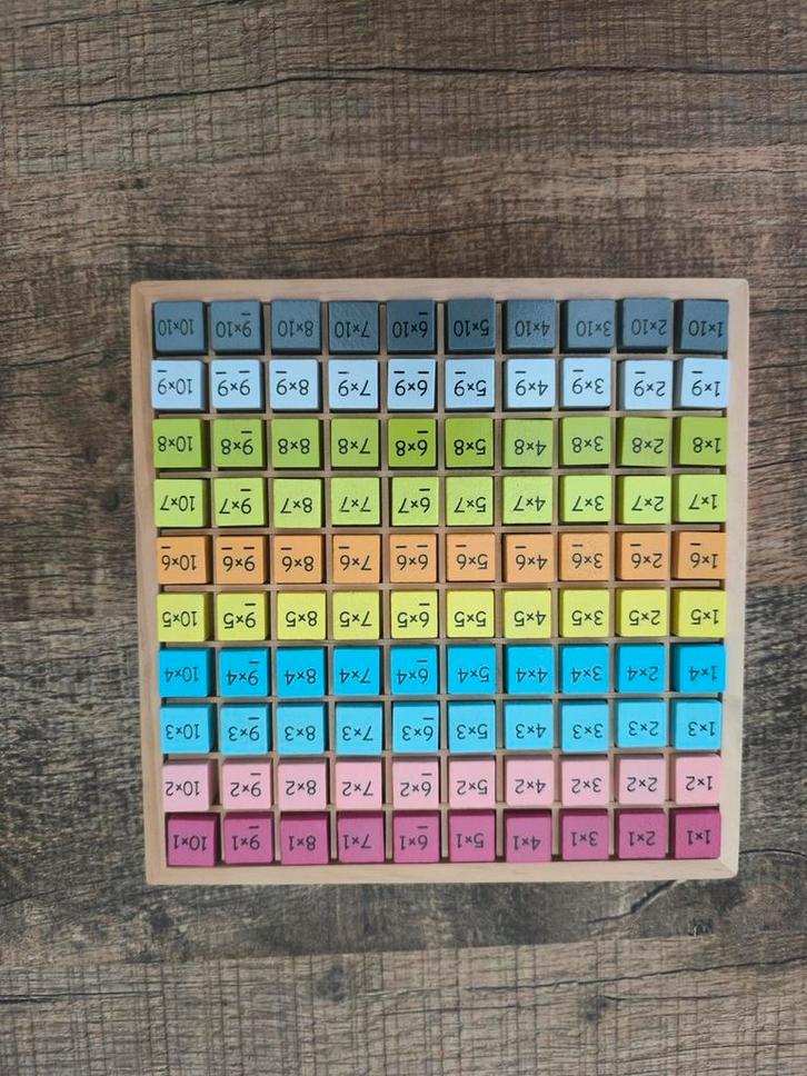 Educatief rekenspel 'Tafels van vermenigvuldiging', Kinderen en Baby's, Speelgoed | Educatief en Creatief, Zo goed als nieuw, Rekenen
