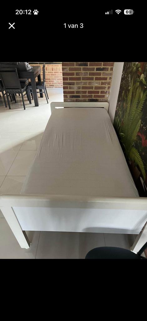 1persoonsbed Gratis, Huis en Inrichting, Slaapkamer | Bedden, Ophalen, Gebruikt