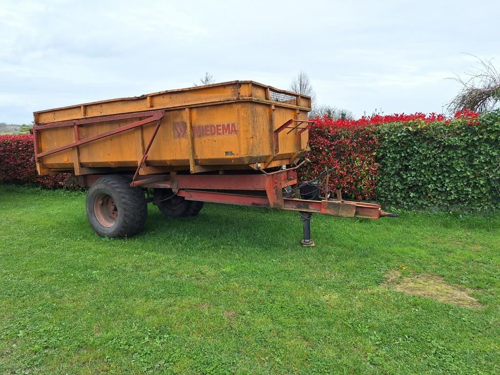 Kiepwagen Miedema 8 ton, Ophalen