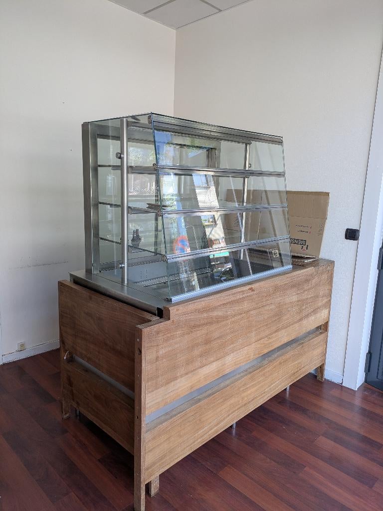 Koeltoog met houten meubel, Articles professionnels, Enlèvement, Utilisé, Refroidissement et Congélation