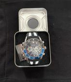 Montre homme FREDRIC Dual Time NEUVE – jamais portée + boîte, Autres marques, Enlèvement ou Envoi, Acier, Synthétique