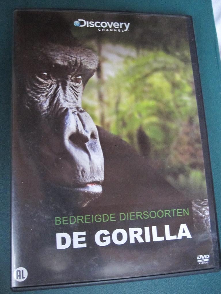 Bedreigde Diersoorten - De Gorilla, Cd's en Dvd's, Dvd's | Documentaire en Educatief, Alle leeftijden, Ophalen of Verzenden, Zo goed als nieuw