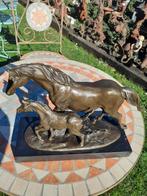 STATUE EN BRONZE SIGNE MILO (la jument et son poulain)., Enlèvement ou Envoi, Bronze