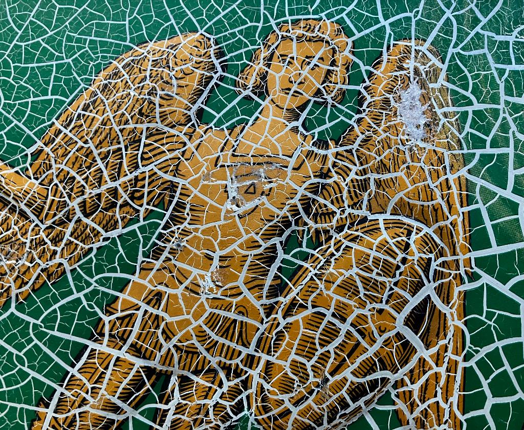 SAINT-MICHEL-sigaretten, Verzamelen, Merken en Reclamevoorwerpen, Gebruikt, Reclamebord, Ophalen of Verzenden