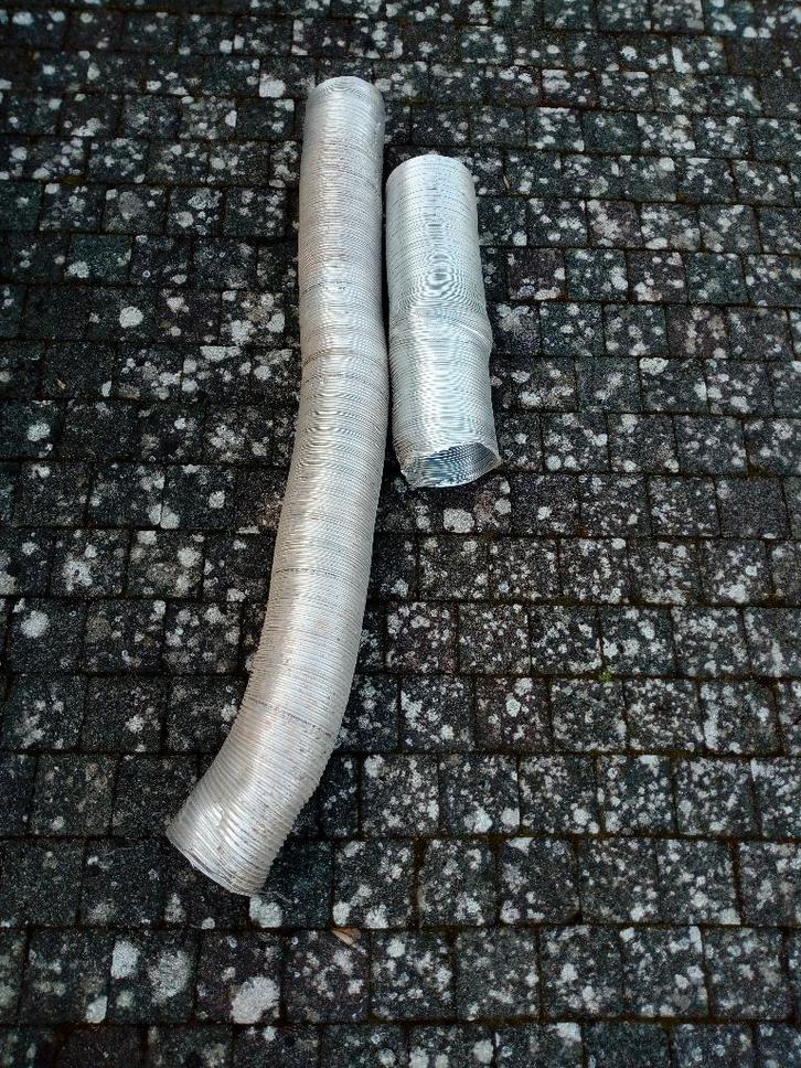 2 buses flexibles en aluminium, Bricolage & Construction, Ventilation & Extraction, Comme neuf, Ventilateur et Extracteur, Enlèvement ou Envoi