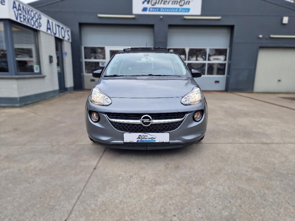 Opel Adam 1.4i Open Air  * HALF LEDER * AIRCO * CRUISE, Autos, Cuir, Argent ou Gris, https://public.car-pass.be/vhr/ccf40357-9cb0-4c18-bd57-99019fcfe63c