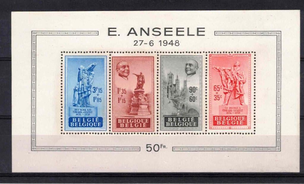 postzegels belgie Blok 26 V xx, Orginele gom, Ophalen of Verzenden, Zonder stempel, Postfris