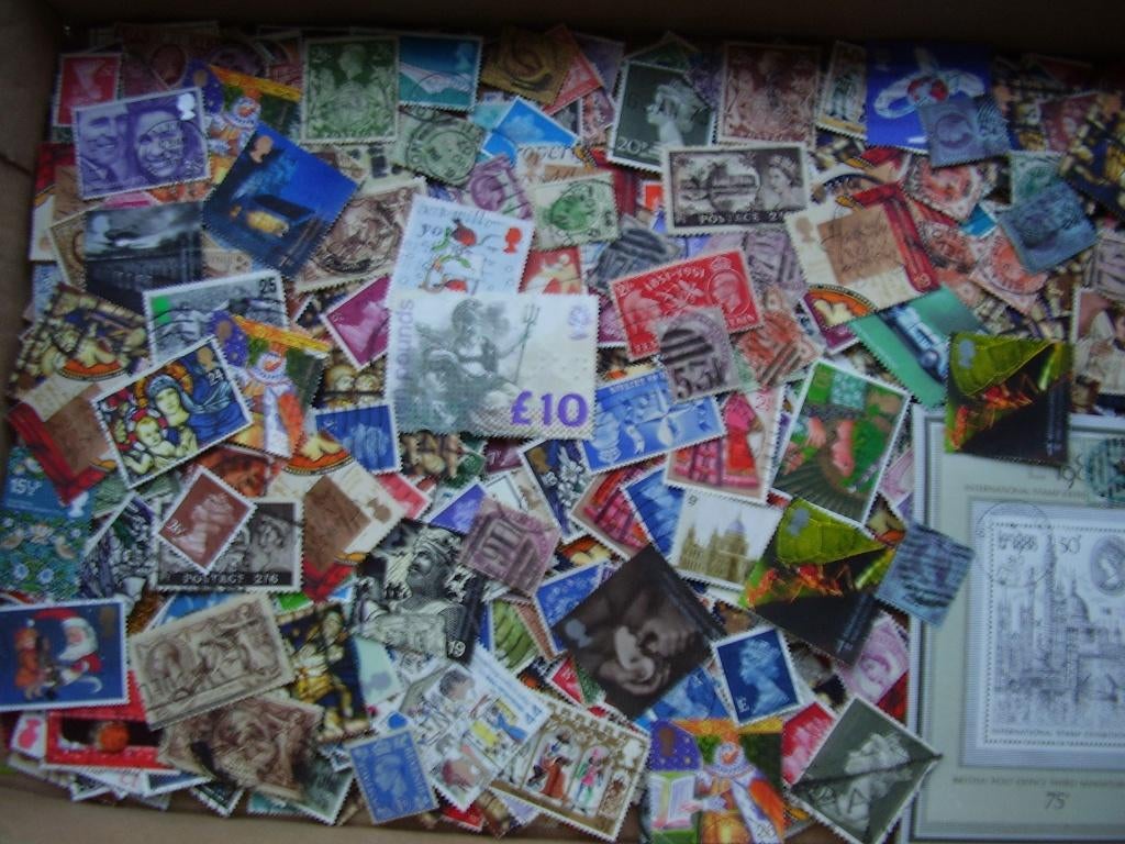 Engeland - 1400 gestempelde postzegels - Verzameling, Timbres & Monnaies, Timbres | Albums complets & Collections, Enlèvement ou Envoi